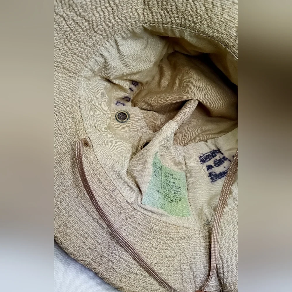 Tan Hot Weather Hunting Fishing Boonie Jungle Sun Hat Sz 7.5 - Picture 5 of 12